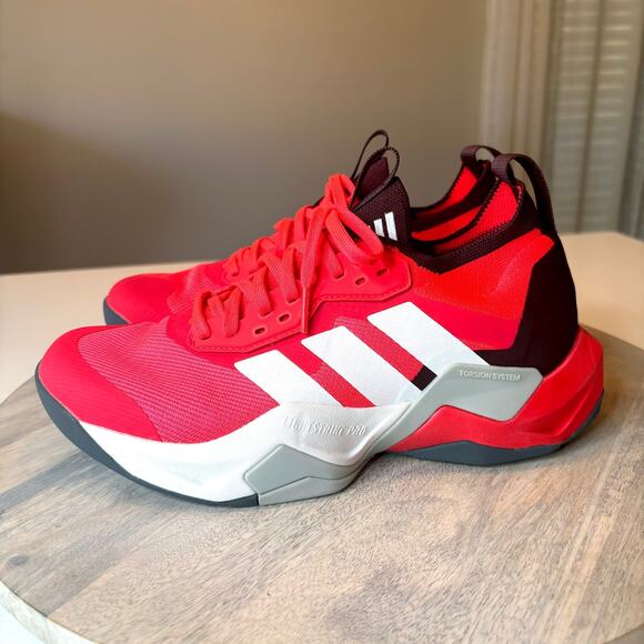 Adidas Rapidmove Adv 2 Trainer M Lucid Red White Ruby Men\'s Size 6.5